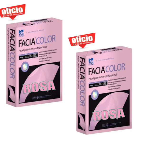 PAPEL FACIA BOND 75G.50K.OFI. ROSA MILLAR